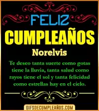 GIF Frases de Cumpleaños Norelvis